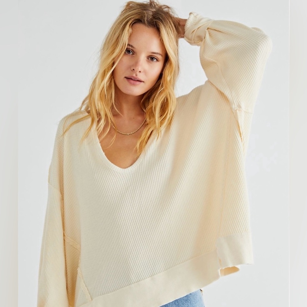 We the Free Buttercup Thermal Sweater